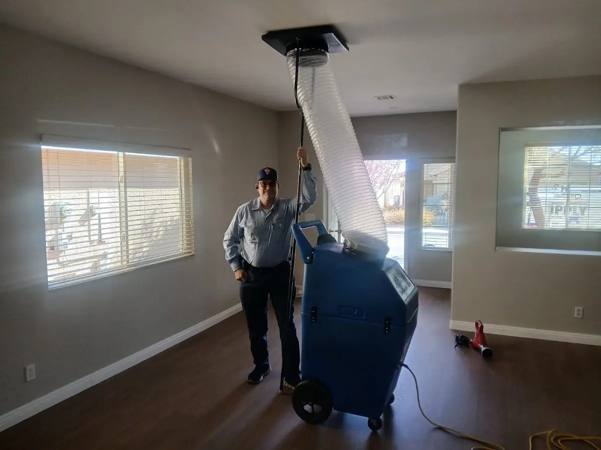 Professional Dryer Vent Cleaning work inside a Silverton home